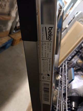 Lavavajillas encastrable Beko