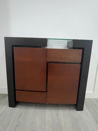 Móvel de entrada/corredor, usado, em cerejeira.