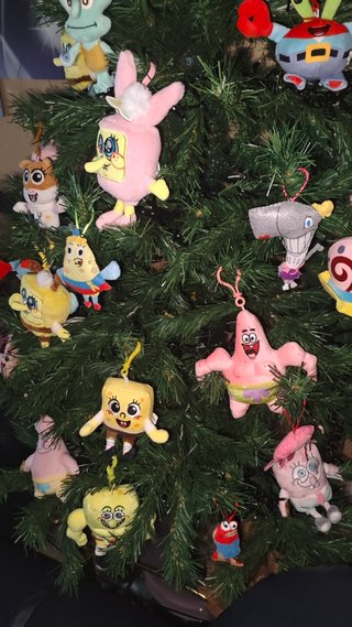 Adornos Bob esponja árbol navidad