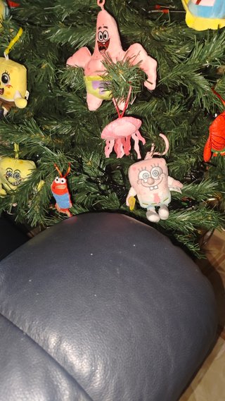 Adornos Bob esponja árbol navidad