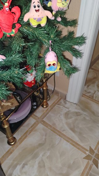 Adornos Bob esponja árbol navidad