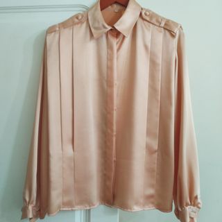 Blusa Vintage satinada