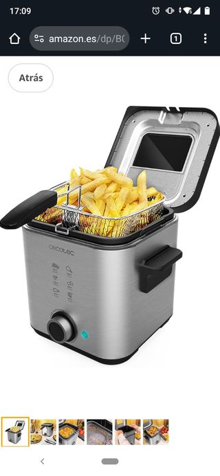 Freidora de aceite cecotec