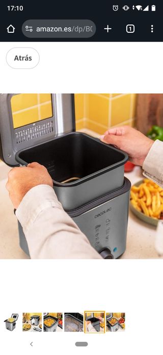 Freidora de aceite cecotec