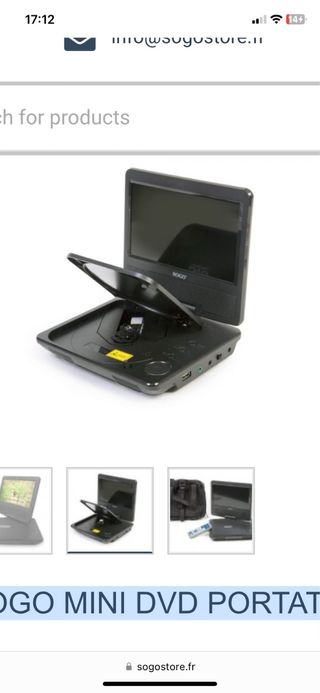 SOGO MINI DVD PORTATIL