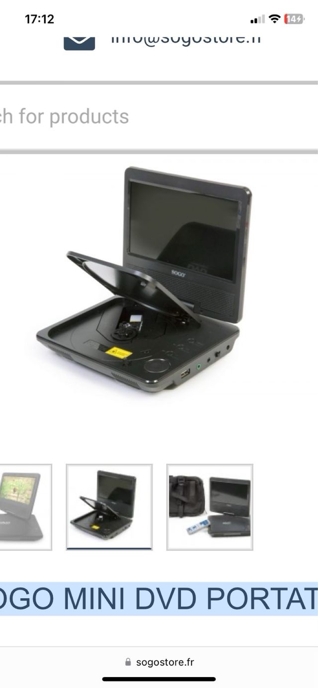 SOGO MINI DVD PORTATIL