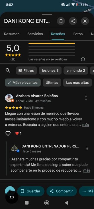 Entrenador online