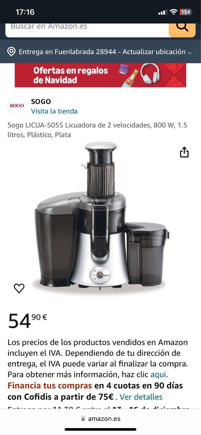 Sogo LICUADORA