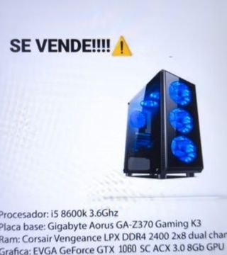 Ordenador semi nuevo