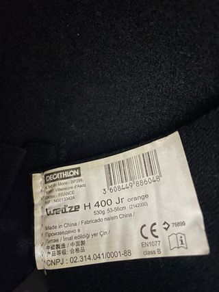 Casco de esqui para niños