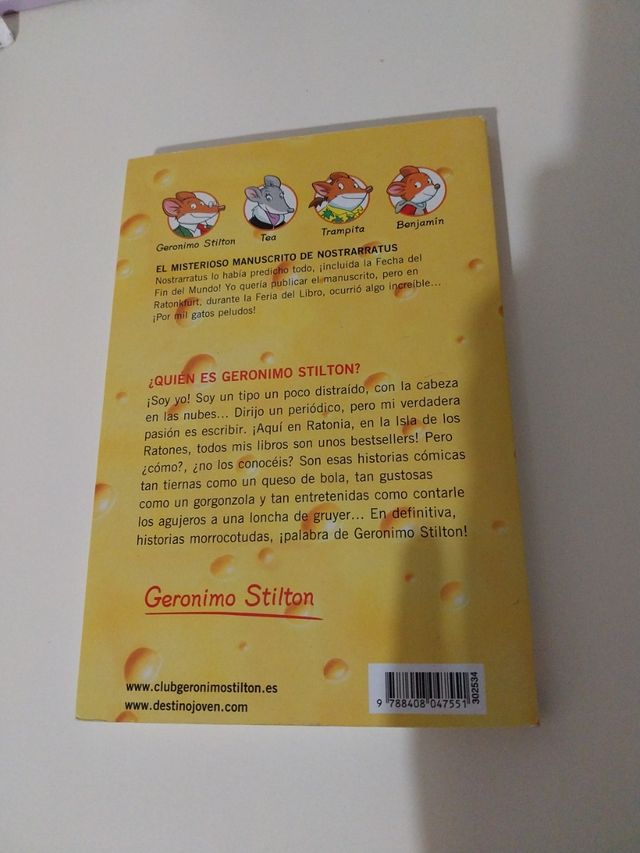 El Misterioso Manuscrito De Nostrarratus (Geronimo Stilton) (Spanish Edition)