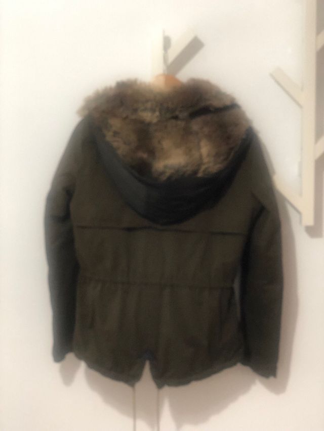 Parka caqui Zara