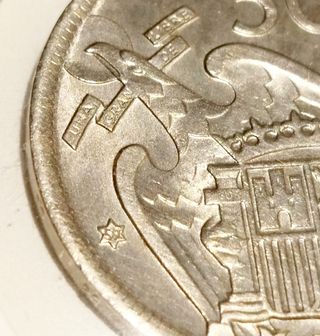 Moneda 50 pesetas 1957 *59