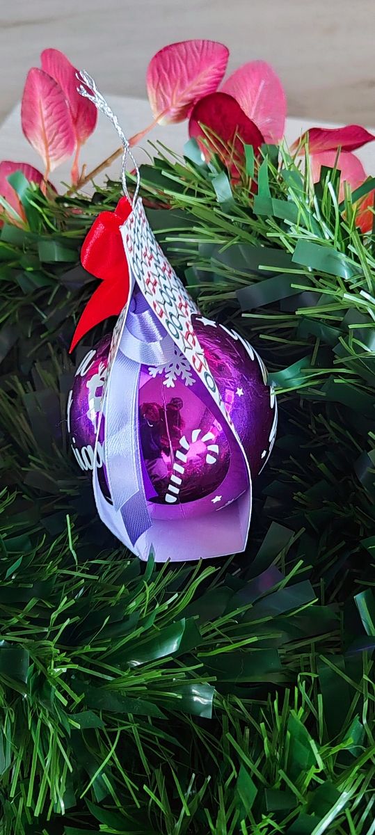 Bola de navidad personalizada 8cm