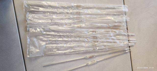 12 Pipetas aforadas de 5ml