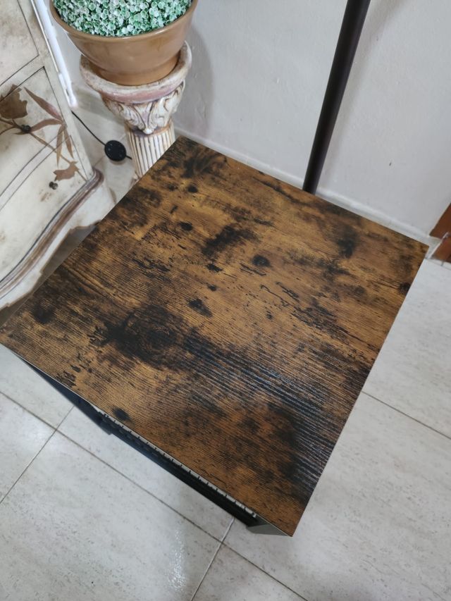 Mesita auxiliar industrial 40x40