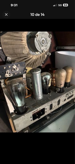 Radio antigua de valvulas philips 936 A