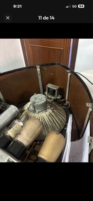 Radio antigua de valvulas philips 936 A