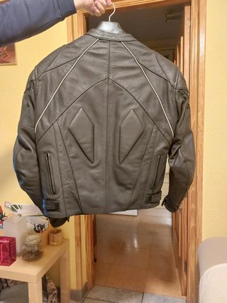 chaqueta cuero moto racing boutique
