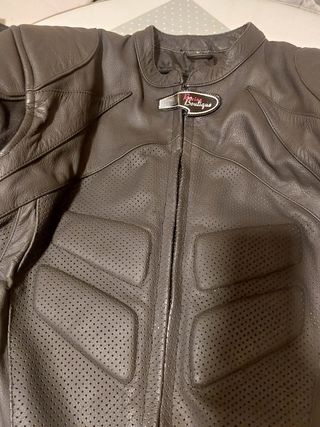 chaqueta cuero moto racing boutique