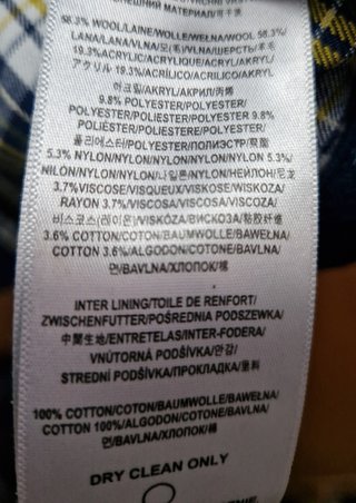 Abrigo de lana con capucha marca Burton