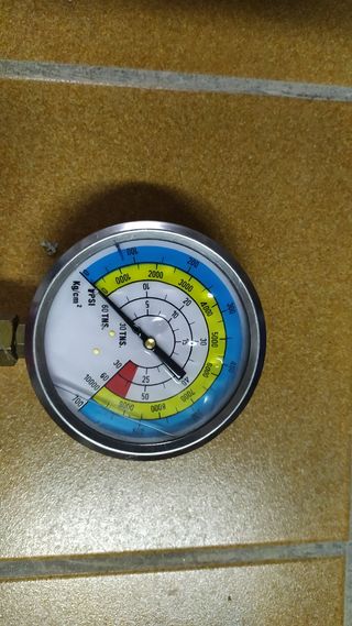 Manómetro glicerina hidráulico