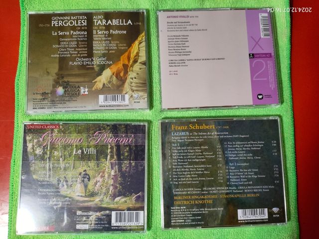 4 cd de ópera