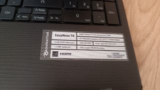 Portátil packard bell