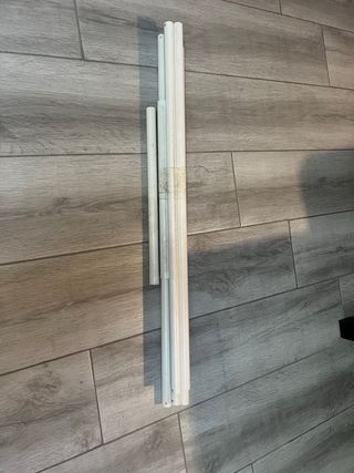 Barra ikea ropero vestidor 6 de 100cm y 2 de 60cm
