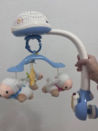 Carrusel musica y luces cuna