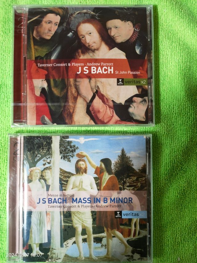 Dos dobles CD con obras de Bach