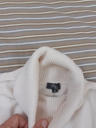 Jersey cuello alto mujer