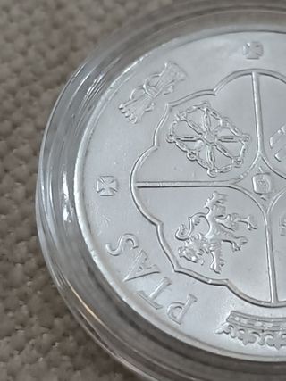 Moneda Plata 100 pesetas 1968 - excelente estado