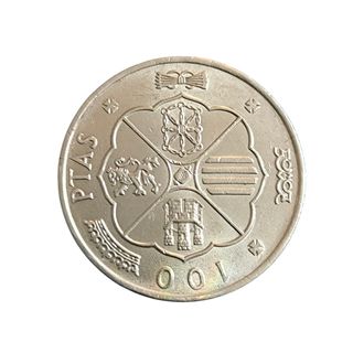 Moneda Plata 100 pesetas 1968 - excelente estado