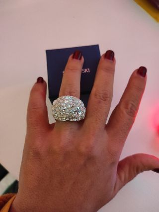 Anillo Cristales Swarovski 2cm