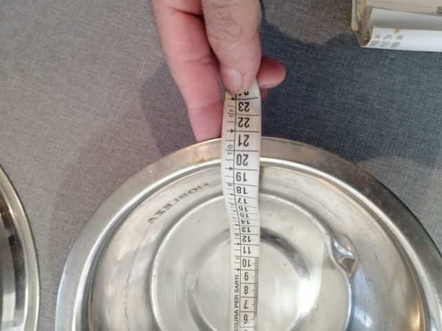 Tris ciotole cane acciaio