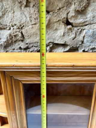 Armario especiero de cocina de pino macizo