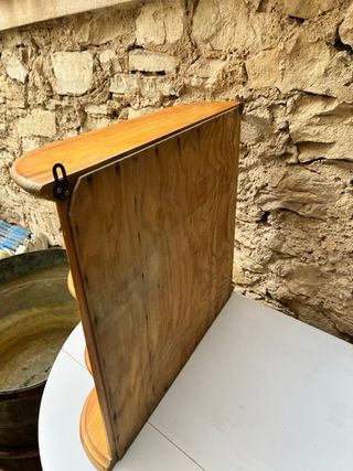 Armario especiero de cocina de pino macizo