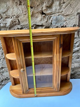 Armario especiero de cocina de pino macizo