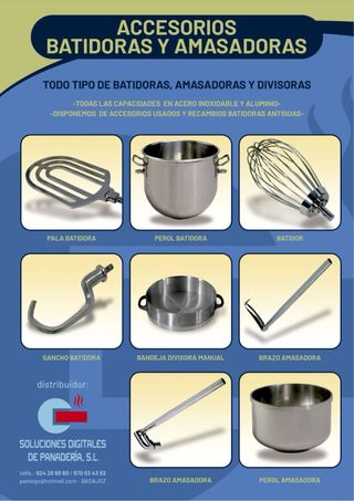 Accesorios batidoras amasadoras