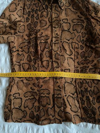 Glam y2k style animaler Asos mesh shirt