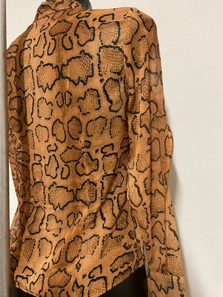 Glam y2k style animaler Asos mesh shirt