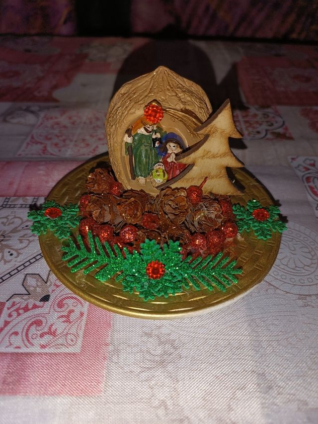 Centrotavola con presepe