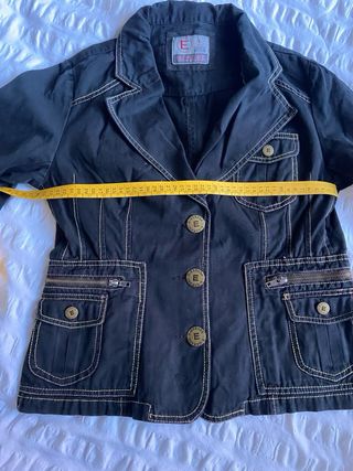 Vintage y2k glam black jacket