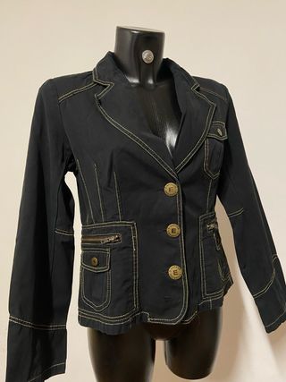 Vintage y2k glam black jacket