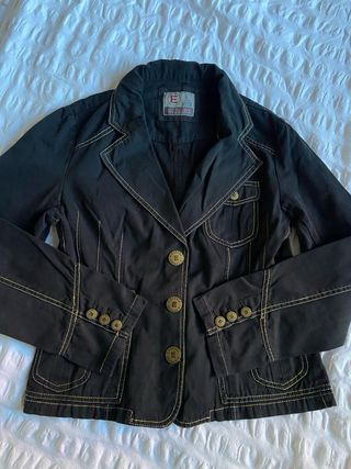 Vintage y2k glam black jacket