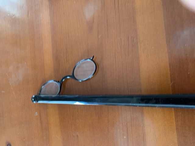 Occhiali antichi in finta tartaruga inizio 900