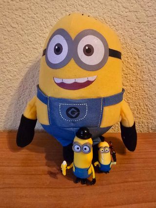 Minions 1 muñeco + 2 figuras
