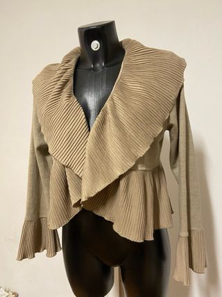 Vintage coquette glam y2k beige bolero