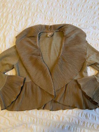 Vintage coquette glam y2k beige bolero
